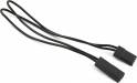 2 Pin JST Extension Lead to JR Servo Style Plug (200mm) (Male/Fem