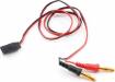 Receiver Charge Lead (Futaba Female To 4mm Banana Plugs)