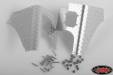 Tamiya CC01 Rear Diamond Plates Corner Set Silver