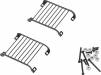 Metal Front Lamp Guards 1/18 Gelande D90