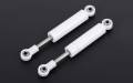 Super Scale 70mm White Shocks w/Internal Springs