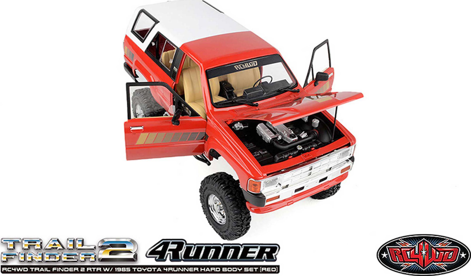 RCFZRTR0063 - 1/10 Trail Finder 2 RTR w/1985 Toyota 4Runner