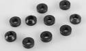 Heavy Duty Steel Black 3mm Con Washers (10)