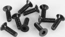 Steel Flat Head Cap Screws M3 x 10mm (10)