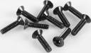 Steel Flat Head Socket Cap Screw M3 x 12mm (10)