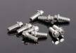 Miniature Scale Hex Bolts M1.6X4mm Silver