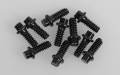 Miniature Scale Hex Bolts M1.6X4mm Black