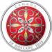Silver Coin Pure 1oz 2015 $25 UHR Christmas Ornament