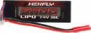 7.4V 5800mAh 2S 30C LiPo: HXT4 Banana Connector