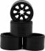 Raceline Avenger 3 Piece Bead Lock Wheels (Black)(4)