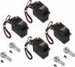 Torque Spec Servo 4-Pack (Includes Metal Servo Horns)