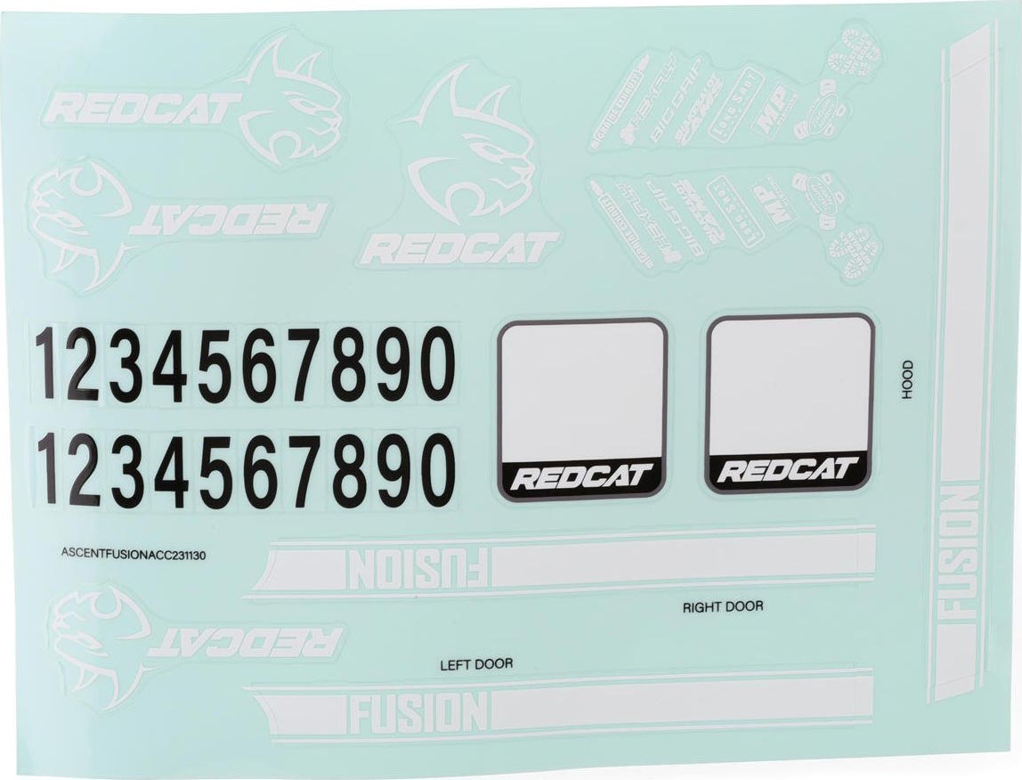 RER30794 - Ascent Fusion Pre-Painted Body (Black) By RED CAT