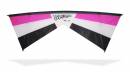 Kite Complete w/Lines Reflex EXP Rasp/White/Black