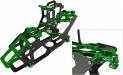 Alu/CF Main Frame Green Blade 200SRX