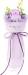 3D Puzzle Purple Rose Bouquet