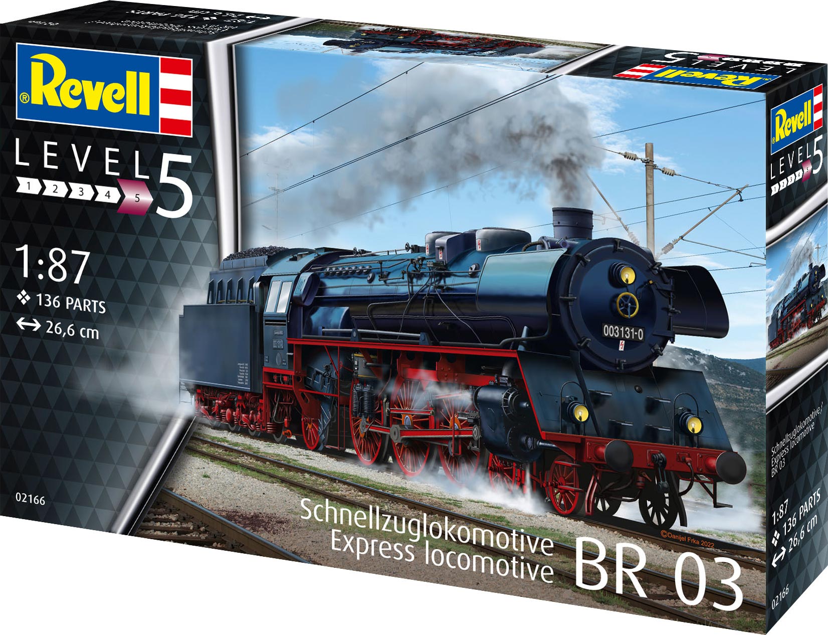 Revell BAUREIHE 03 1:87 鉄道模型 RVG2166 - 1/87 Standard Express Locomotive 03 Class w/Tender By
