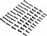 Countersunk Screw Set (50) 1/12 2WD Forge