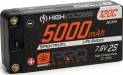 Smart Pro Race LiPo Battery 5000mAh 7.6V 120C Hardcase/5mm Bullet