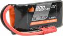 LiPo Battery 1S 3.7V 800mAh 30C JST