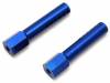 Alum Fr Body Posts Nitro Slash/Rustler (2) Blue