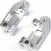 Caster Blocks for Traxxas Drag Slash/2WD Bandit Silver