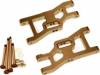 Aluminum Front A-Arms w/Lock-Nut Hinge-Pins Gun Metal