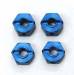 Mach Alum Lock-Pin Hex Adapter Stampede Blue