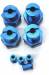 Mach Alum 17mm Hex Conversion Kit Slash Blue