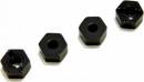 CNC Machined Hex Adapters (4 Pcs) Enduro Black