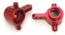 Prec Mach Fr Steering Knuckles Slash 4x4 Red