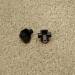 Brass Rear Lower Shock Mounts TRX-4 (Black) Pair