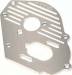 Aluminum Heat-Sink Finned Motor Plate Silver for