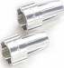 Aluminum Rear Lock-Outs Silver Axial SCX10