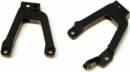 Front Shck Twrs-Panhard Link Mt SCX10 II (Pair) Black