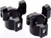 Alum Prec Hub Carriers AX10/SCX10 Black