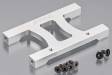 Aluminum Chassis H Brace SCX10 Silver