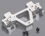 Aluminum Rear Bumper Mount SCX10 Jeep Silver