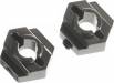 Aluminum Rear Hex Adapter Gun Metal (2) B5