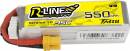 Tattu Li-Po Red Line 95C 550mAh 11.1V w/XT30