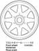 Front Wheel White 58056 (2)