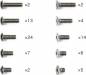 TD4 Titanium Screw Set