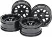 CC-02 Wheel Set 12-Spoke 26mm+6 Black (4)