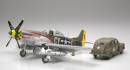 1/48 P-51D Mustang & Staff Car