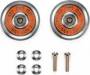 JR Mini 4WD 40th Anni. HG 19mm Aluminum Ball Race Rollers