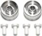 HG Aluminum Wheels for Small Dia. Narrow Tires (24mm) (2)