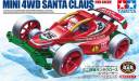 Mini 4WD Santa Claus Red Racer