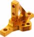 Aluminum Upper Bulkhead FL-RR Gold DETC410