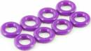 Silicone O-Ring P-4 4X2mm S40 Purple (8)