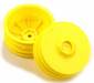 Wheel Rim Front 14mm Hex Yellow (2pcs) DEX410/R