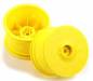 Wheel Rim Rear 14mm Hex Yellow (2pcs) DEX210